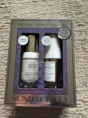 Sunday Riley Instant Gratification Duo - Good Genes (.5 fl oz) and Auto Correct